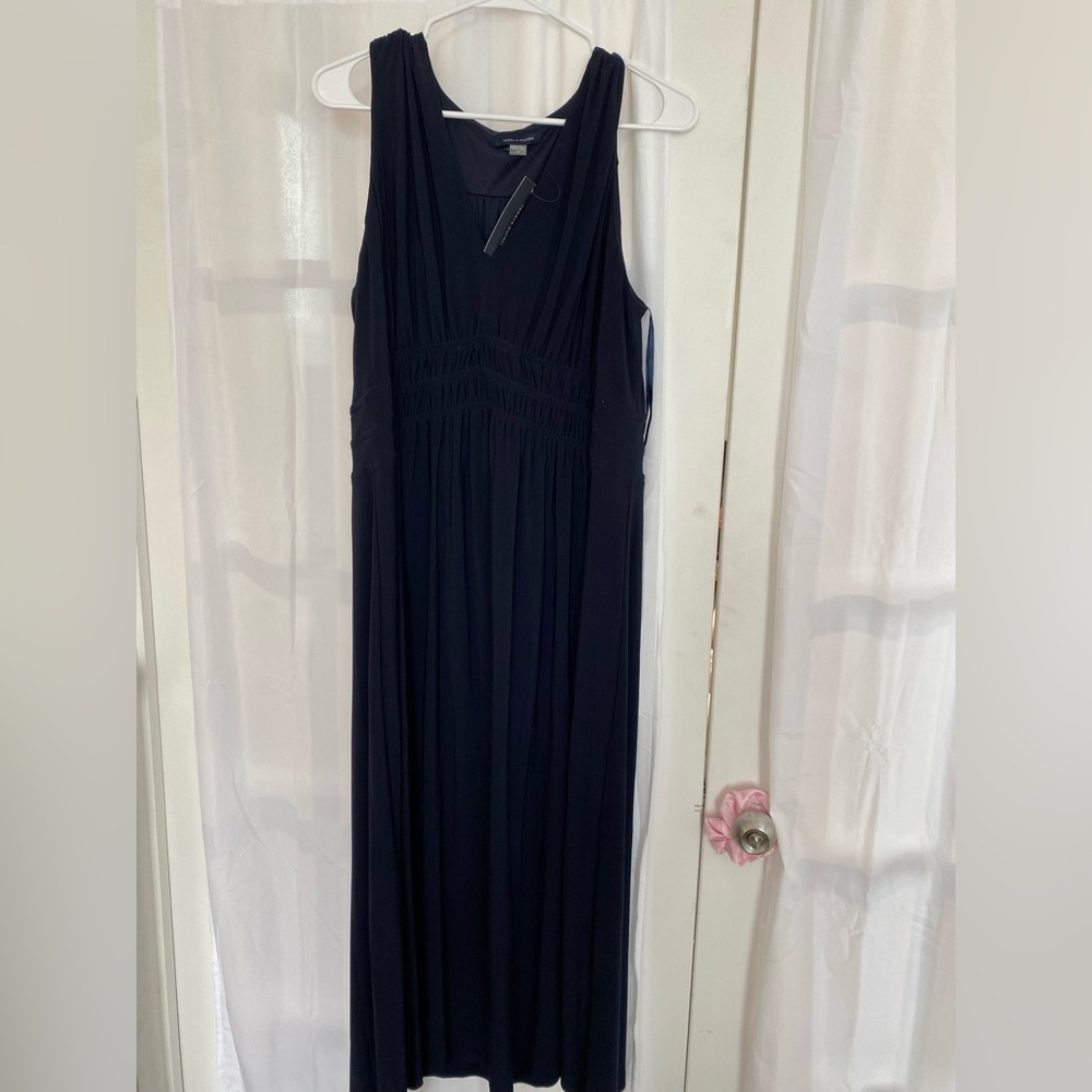 NWT Size L/XL 16 Tommy Hilfiger Navy Blue Dress